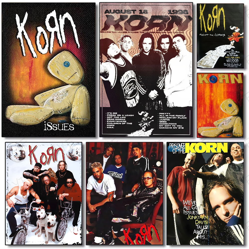 Audio Music Live - Korn Rock Band Music Poster HD