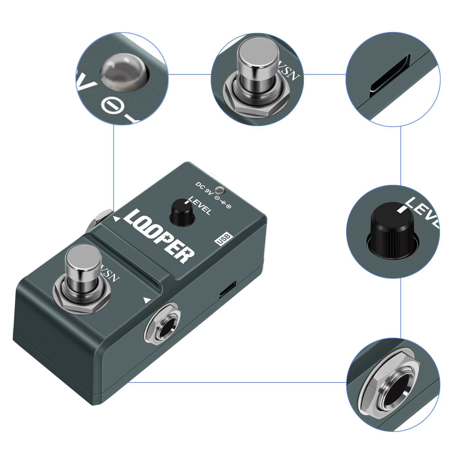VSN Guitar Looper Pedal Digita - Looper Pedal Guitar recensie en prijs