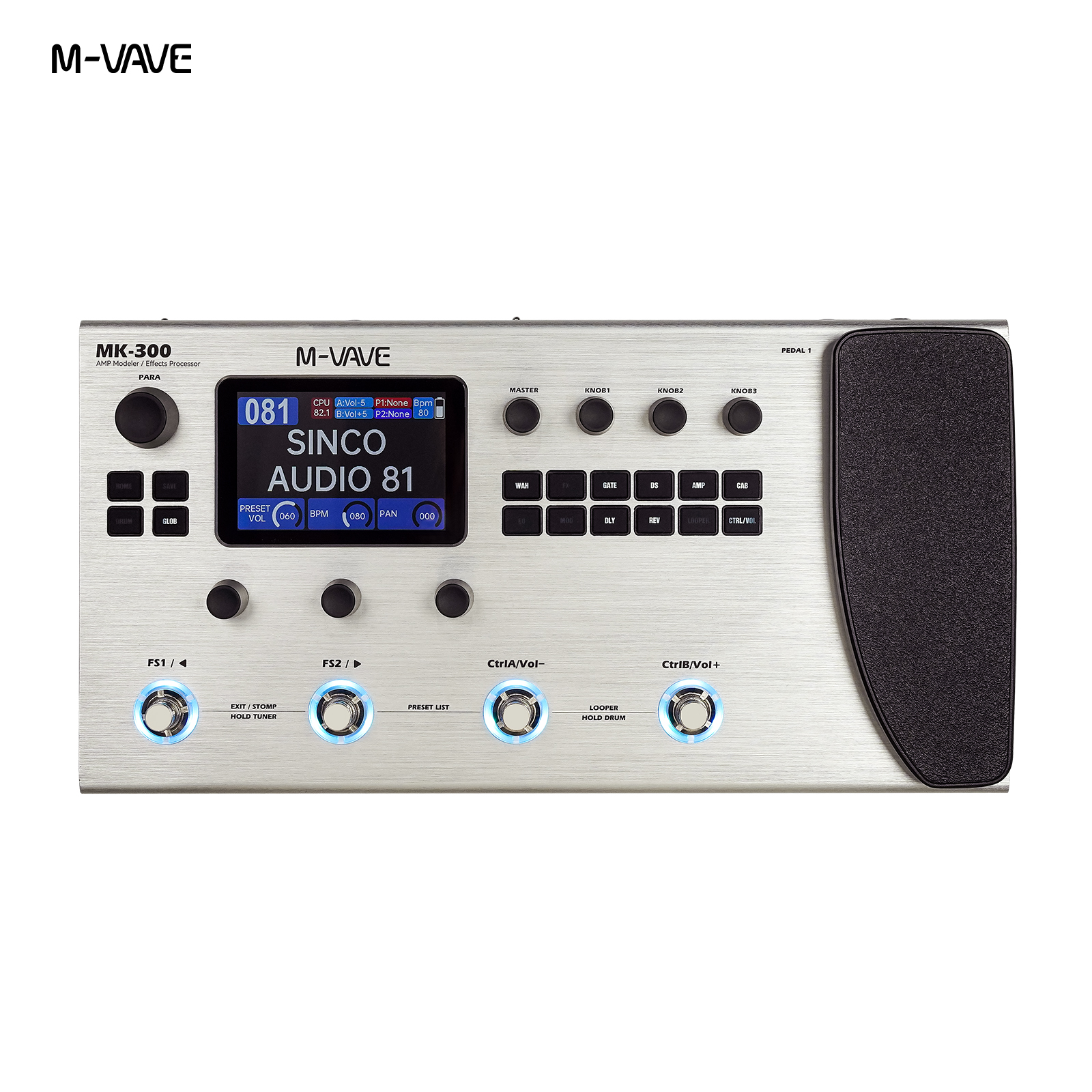 M-VAVE MK-300 Multi-Function G - Looper Pedal Guitar recensie en prijs