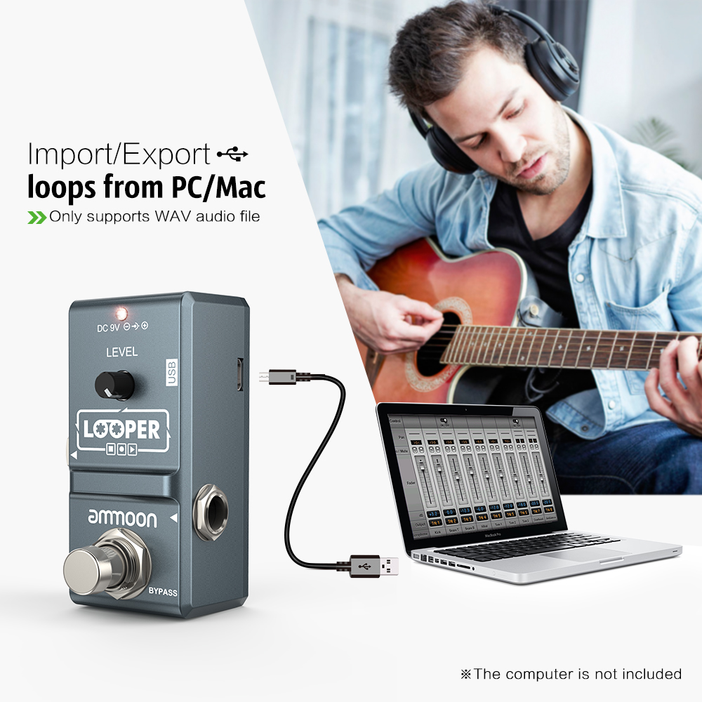 ammoon AP-09  Nano Loop Electr - Looper Pedal Guitar recensie en prijs