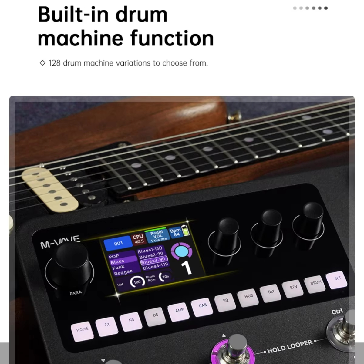 M-VAVE MK-20 Guitar and Bass M - Looper Pedal Guitar recensie en prijs