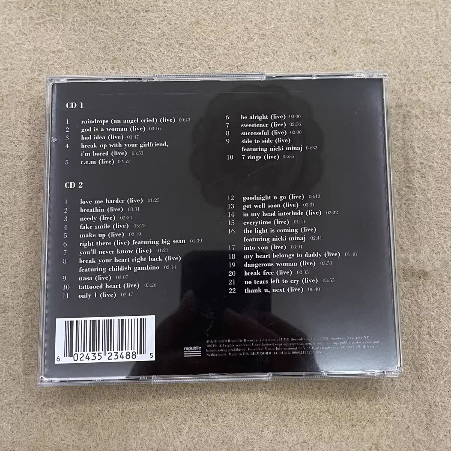 Rare Sealed Ariana Grande K By - Audio Music Live recensie en prijs