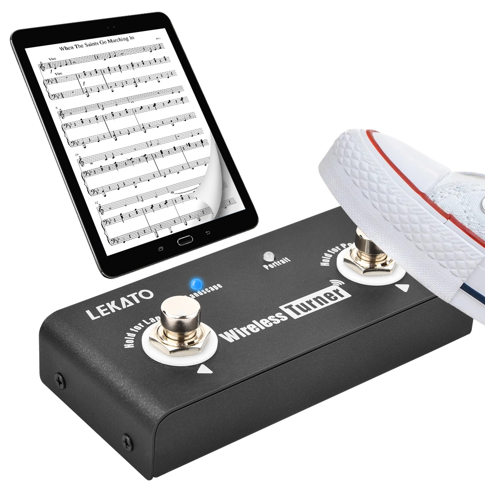 Lekato Wireless Bluetooth Page - Looper Pedal Guitar recensie en prijs