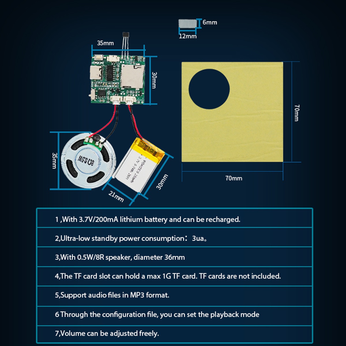 Programmable Sound Recorder Mo - Download Audio Music Player recensie en prijs