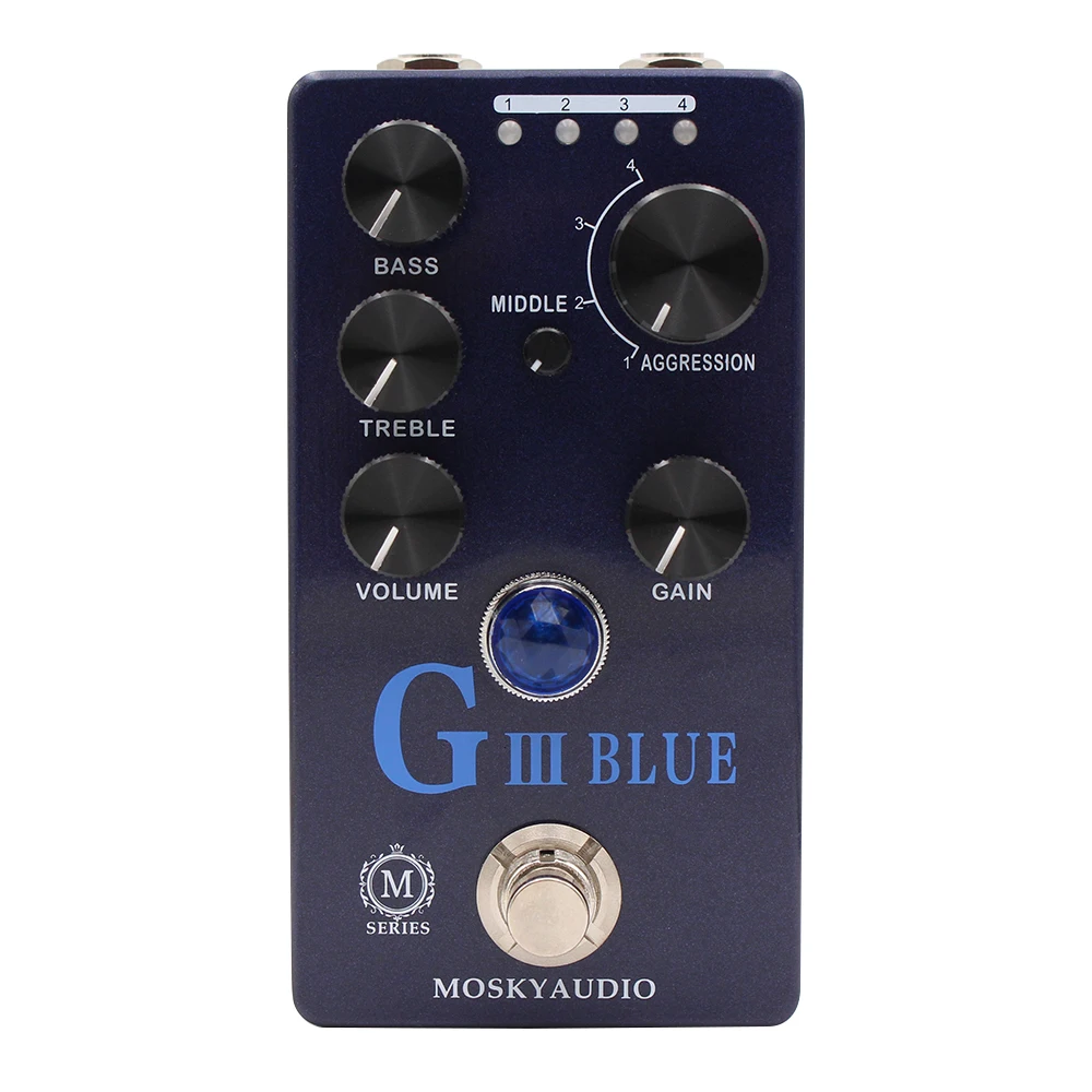 Mosky G III BLUE Overdrive Dis - Looper Pedal Guitar recensie en prijs