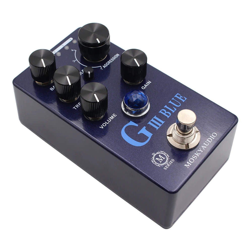 Mosky G III BLUE Overdrive Dis - Looper Pedal Guitar recensie en prijs