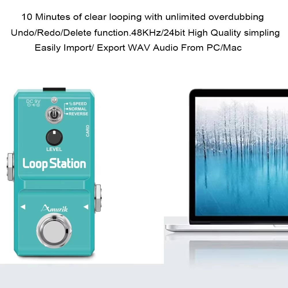 Amuzik Guitar Bass Keyboard Rh - Looper Pedal Guitar recensie en prijs
