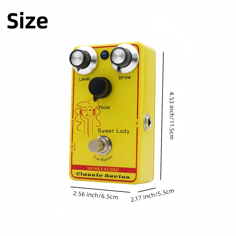 Mosky Audio SWEET LADY Overdri - Looper Pedal Guitar recensie en prijs