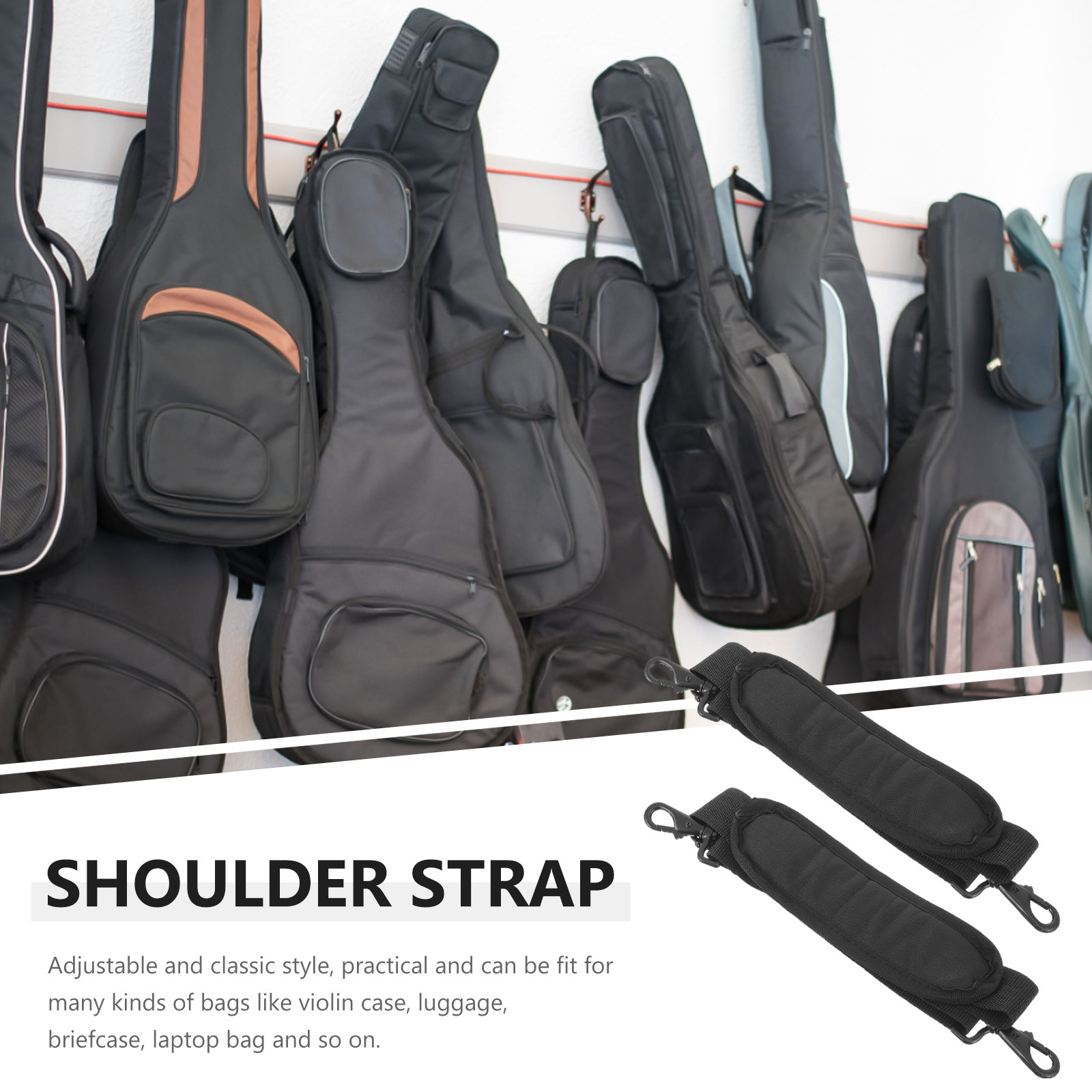 2Pcs Lightweight Adjustable Pa - Guitar Strap Padded recensie en prijs