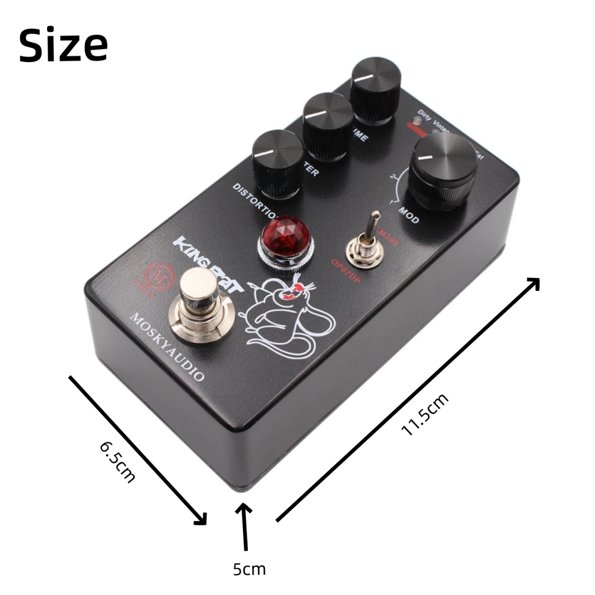 Mosky KING RAT Effects Pedal D - Looper Pedal Guitar recensie en prijs
