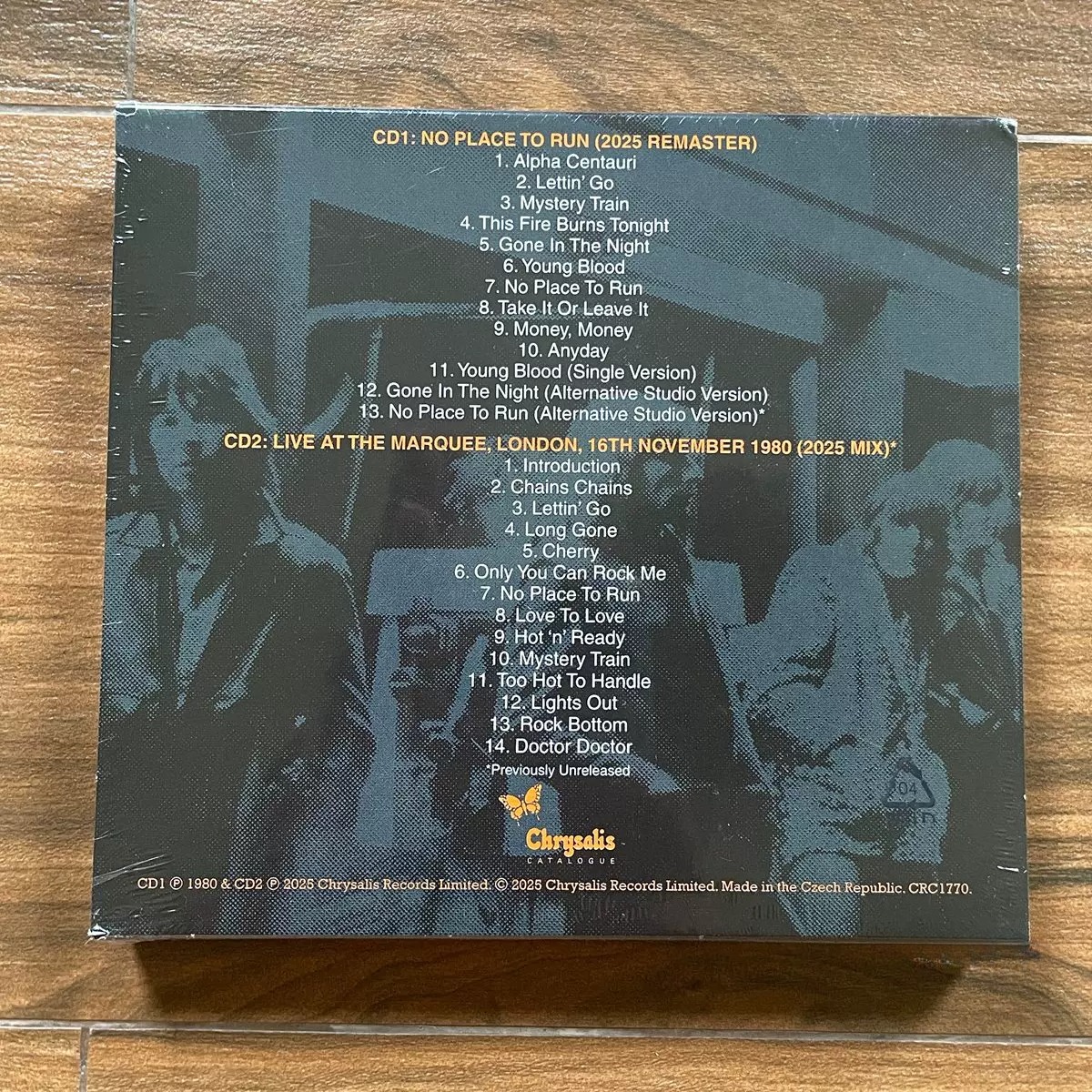 UFO No Place To Run 2025 Remas - Audio Music Live recensie en prijs