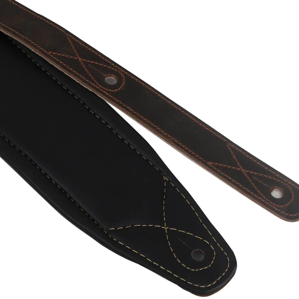 Soldier Top Layer Leather Guit - Guitar Strap Padded recensie en prijs