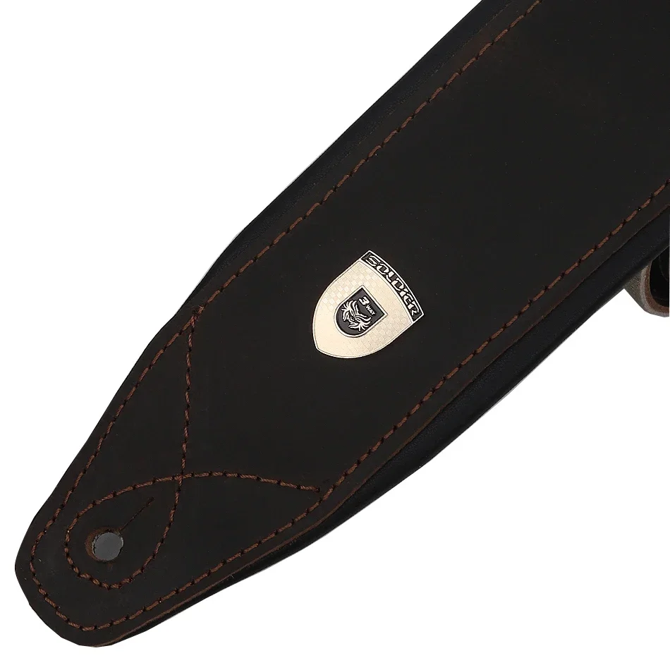 Soldier Top Layer Leather Guit - Guitar Strap Padded recensie en prijs