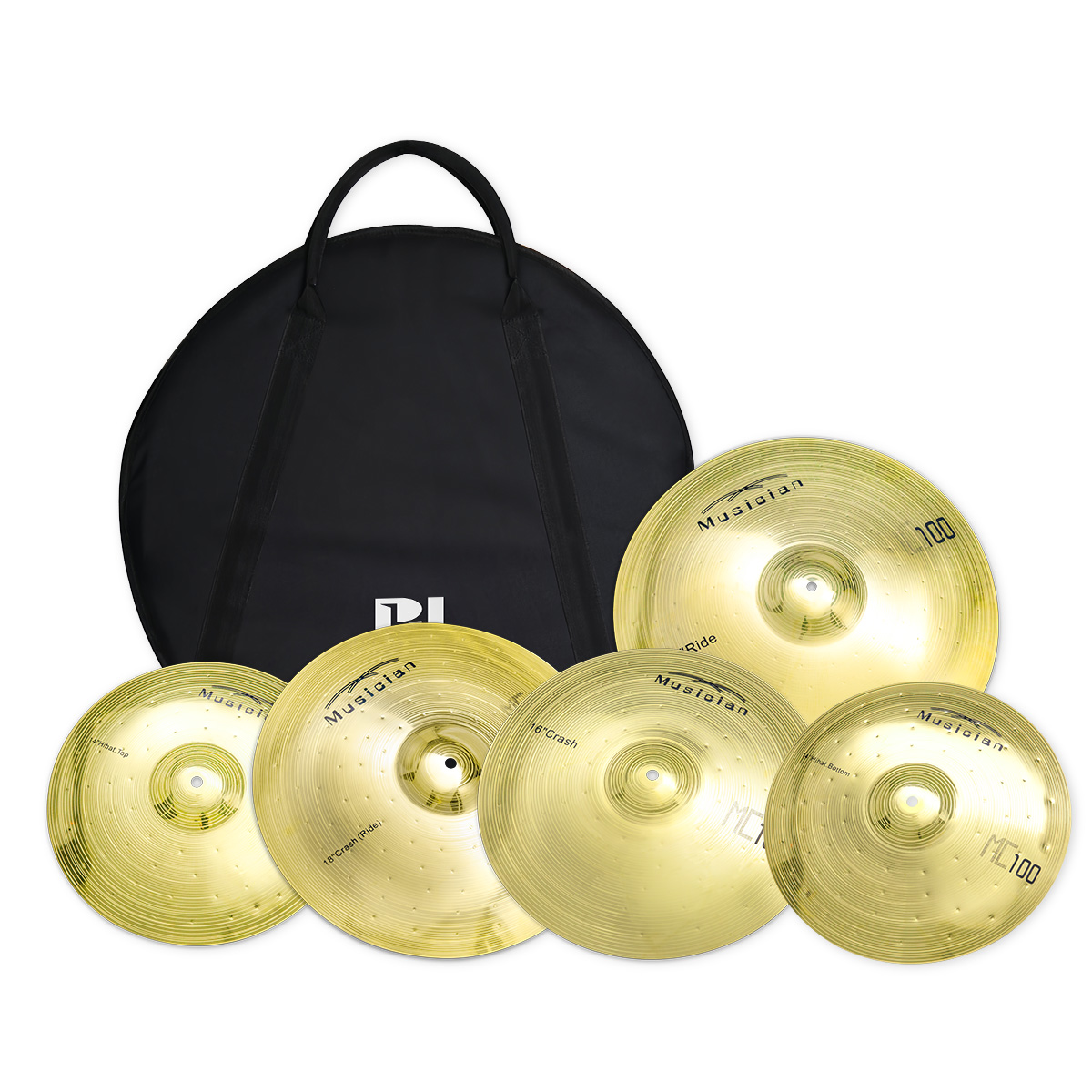 PD Mc100 Bronze Cymbal Pack 14 - Audio Music Live recensie en prijs