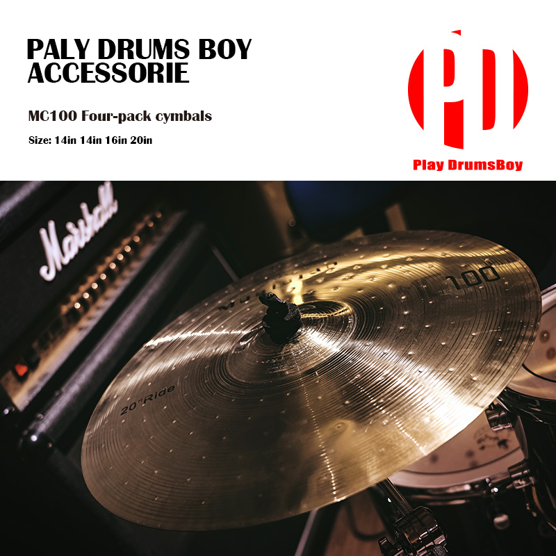 PD Mc100 Bronze Cymbal Pack 14 - Audio Music Live recensie en prijs