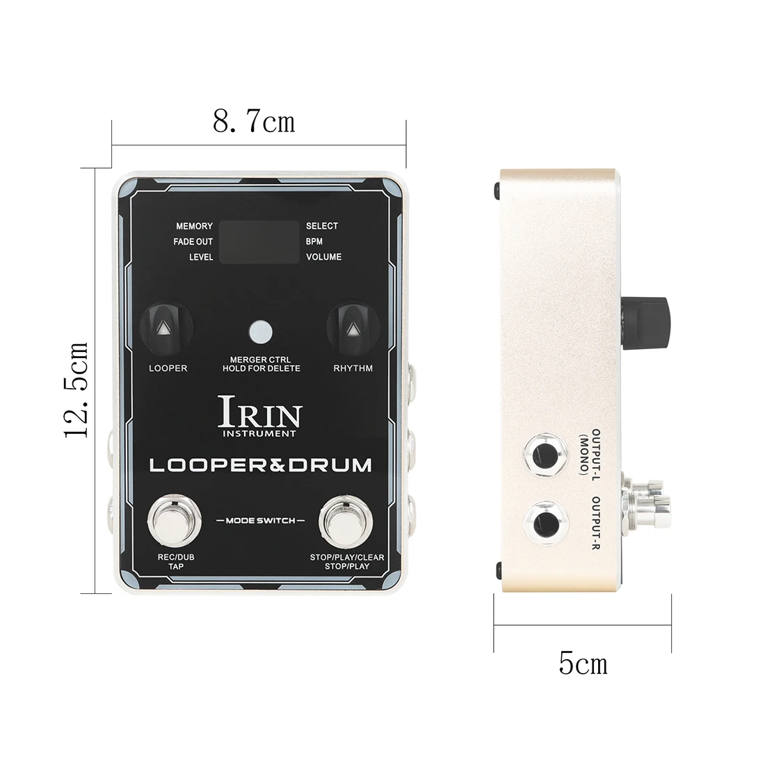 IRIN XS-04 Loop Recording Guit - Looper Pedal Guitar recensie en prijs