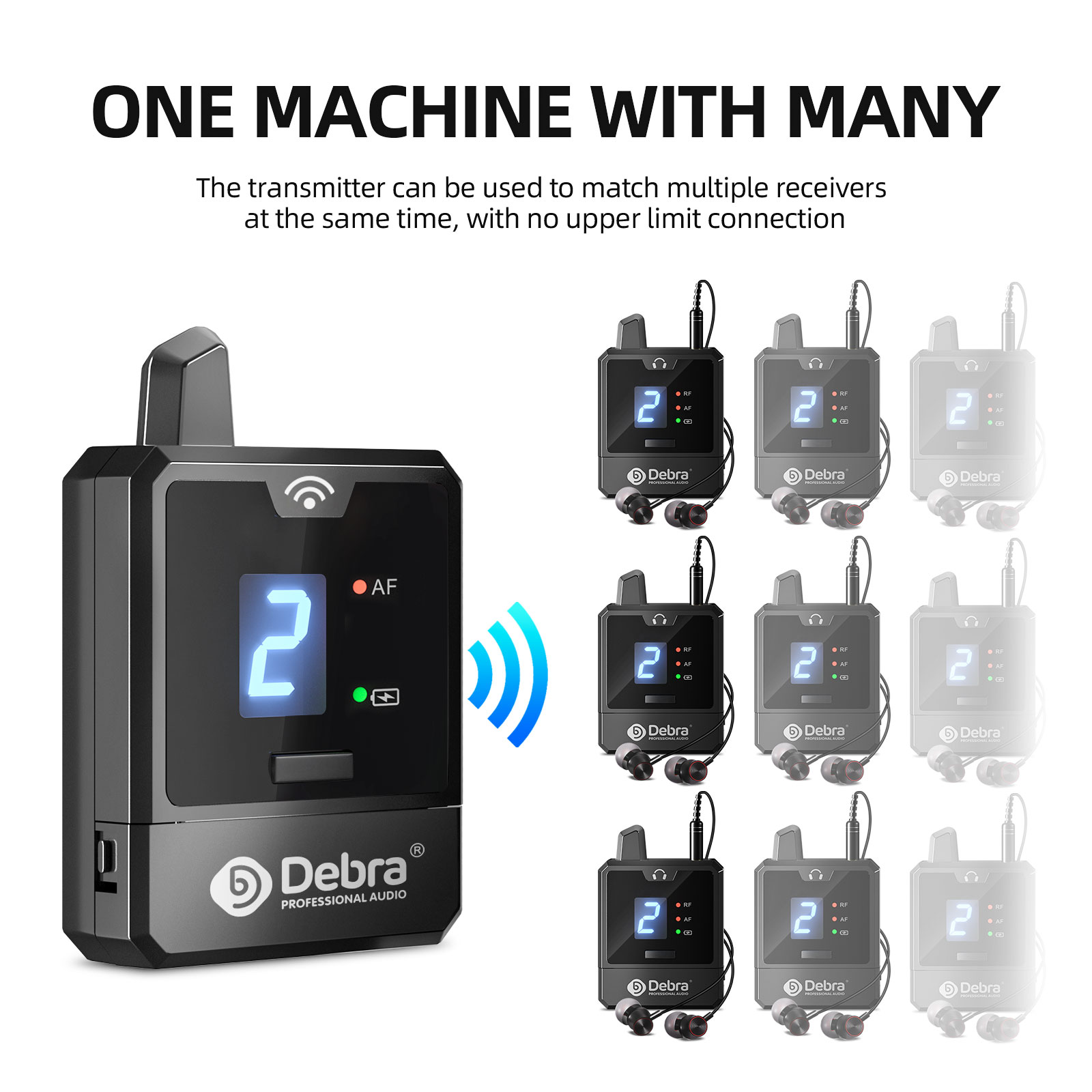 Debra UHF IEM Wireless In-Ear  - Audio Music Recorder recensie en prijs