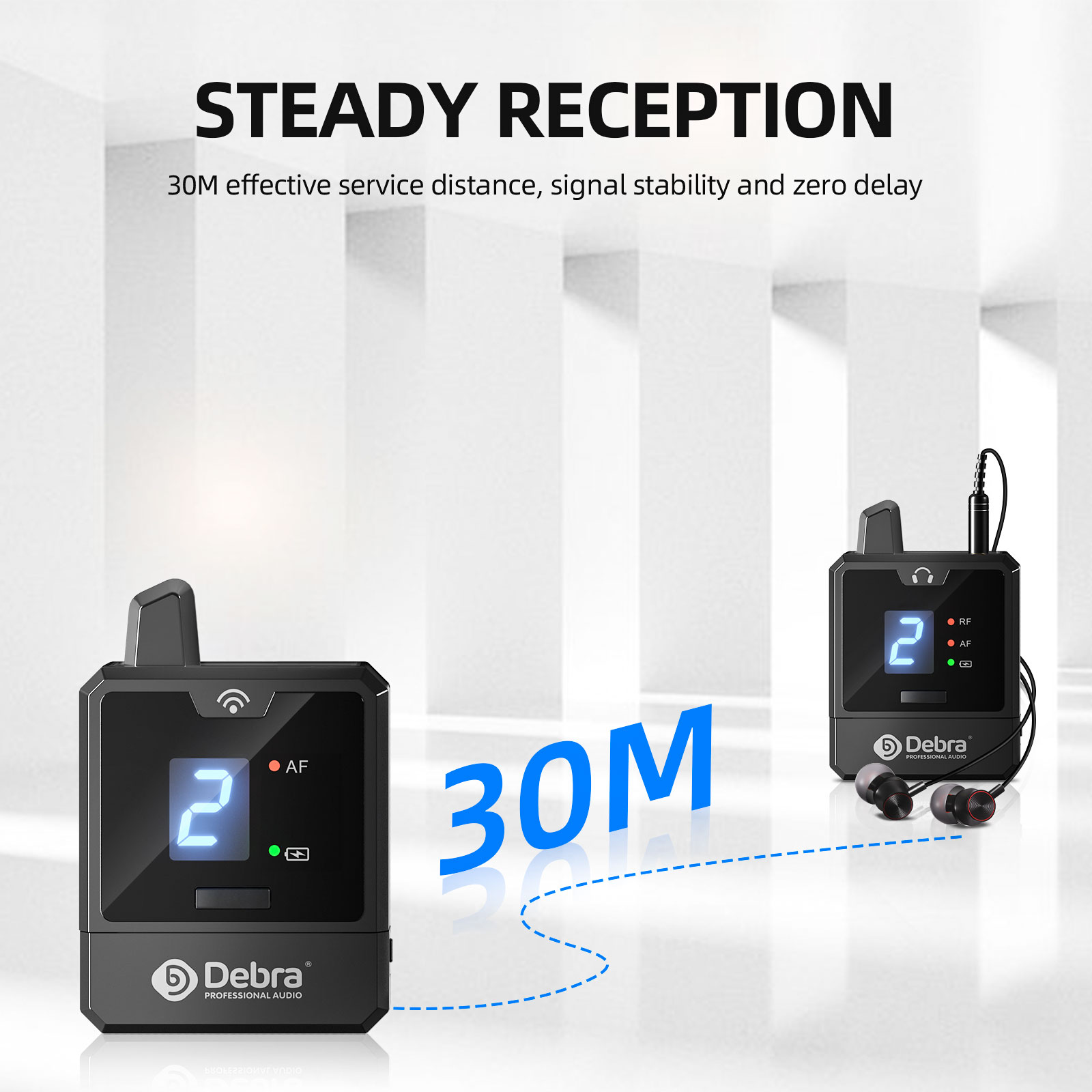 Debra UHF IEM Wireless In-Ear  - Audio Music Recorder recensie en prijs