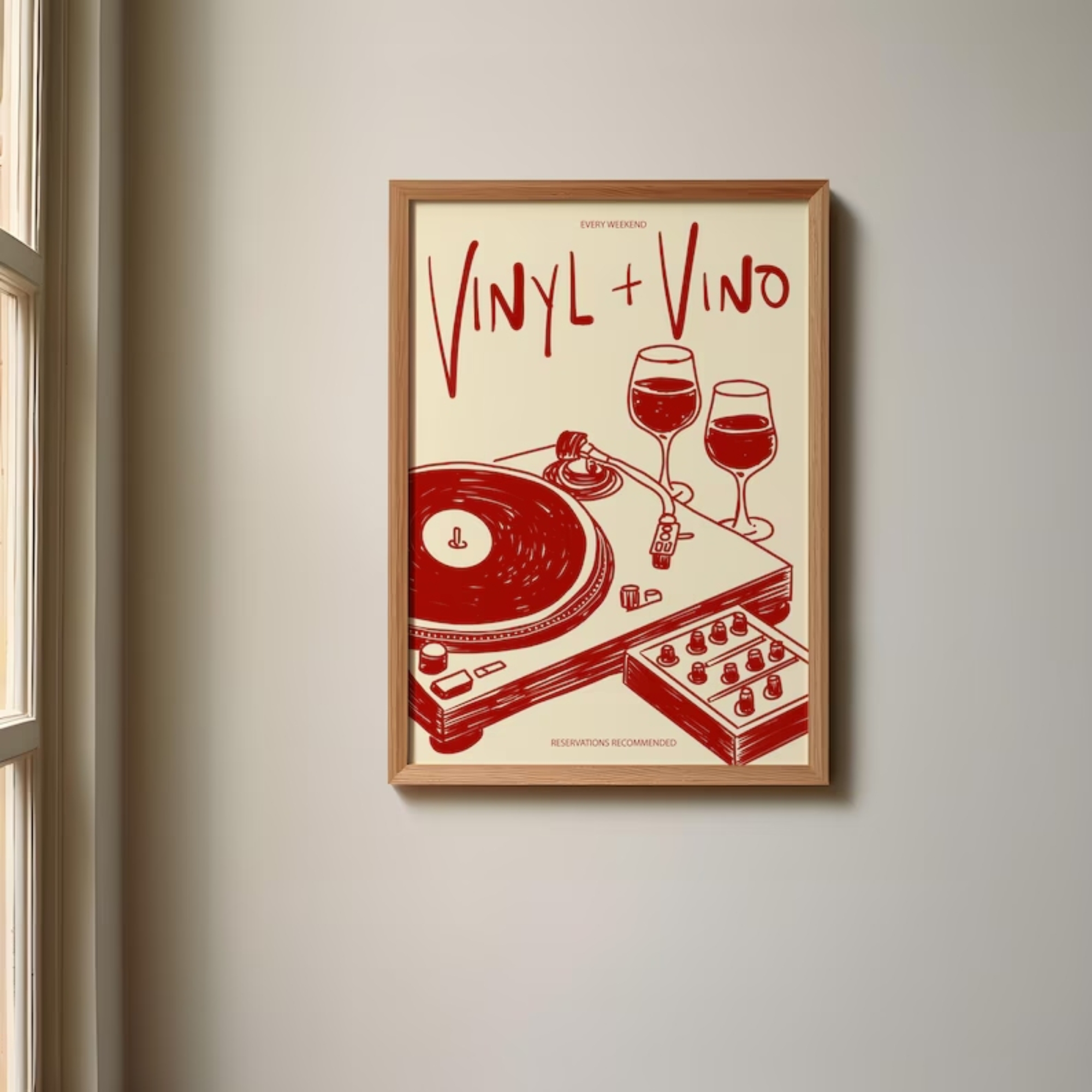 Vinyl & Vino Music Illustratio - Audio Music Live recensie en prijs