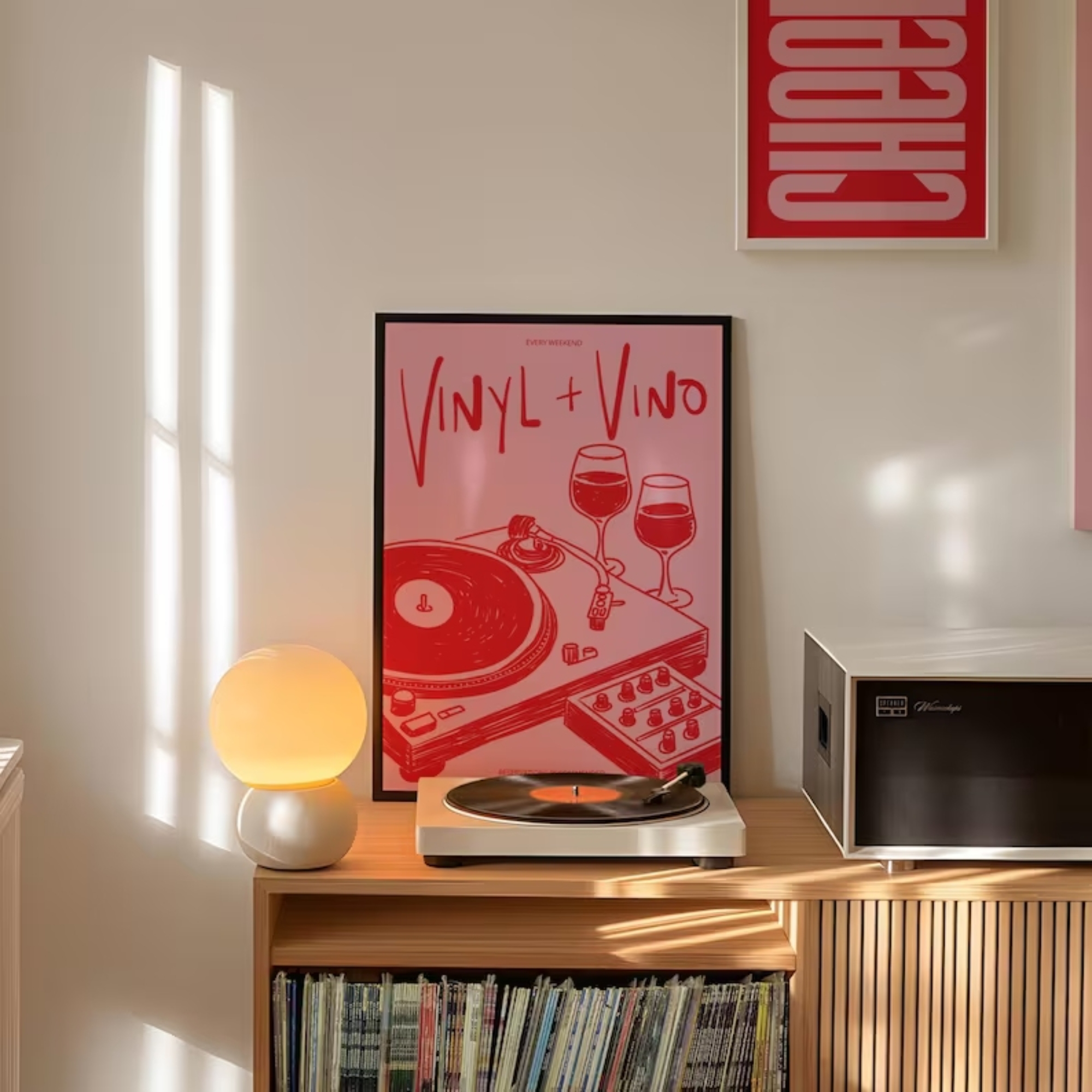 Vinyl & Vino Music Illustratio - Audio Music Live recensie en prijs