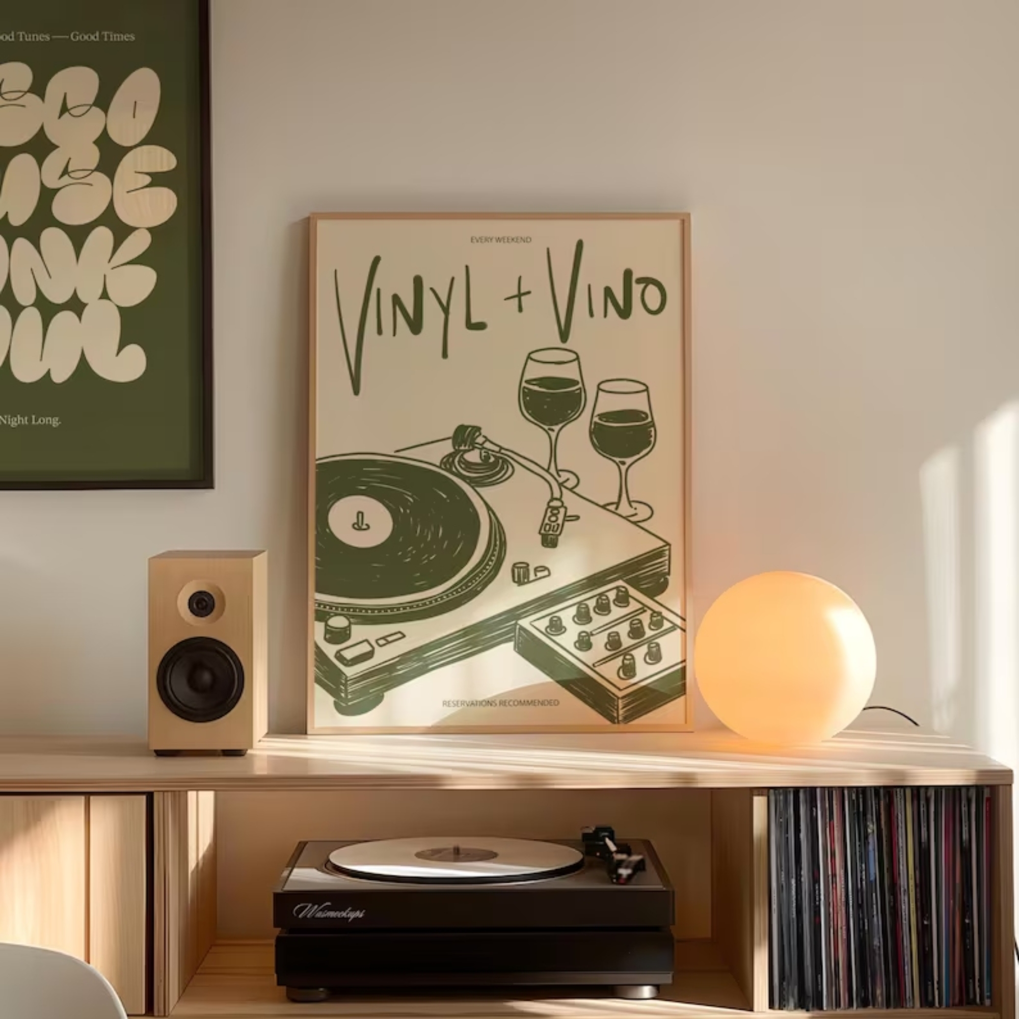 Vinyl & Vino Music Illustratio - Audio Music Live recensie en prijs