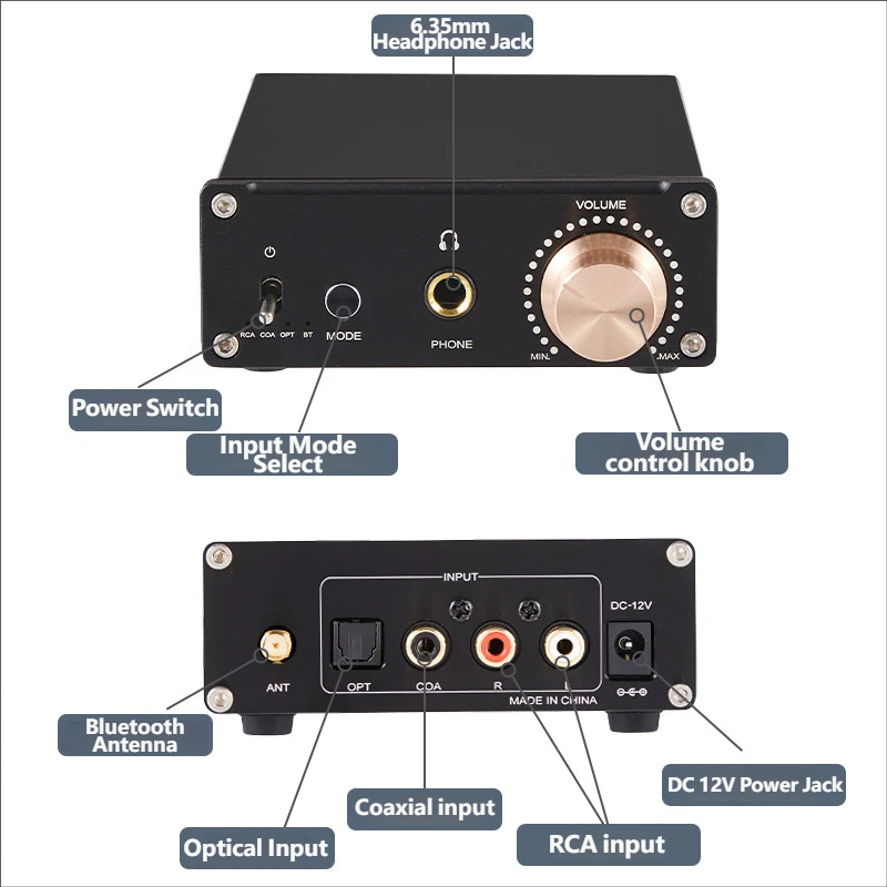 YJCO A938 DAC Hifi Headphone A - Headphone Amplifier Dac recensie en prijs