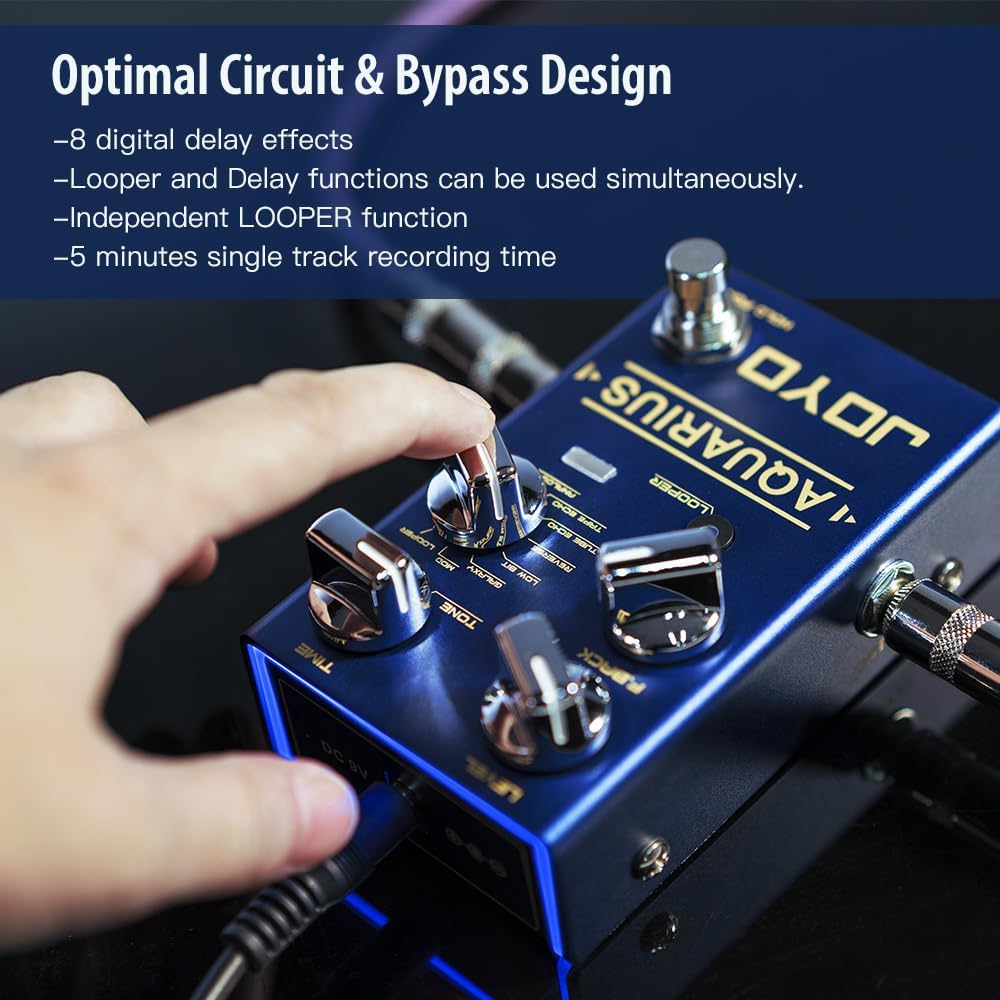 Multi Delay Pedal with Looper  - Looper Pedal Guitar recensie en prijs