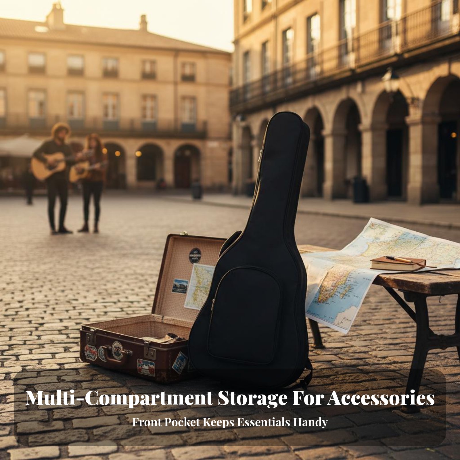 41 Inch Guitar Case Adjustable - Guitar Strap Padded recensie en prijs
