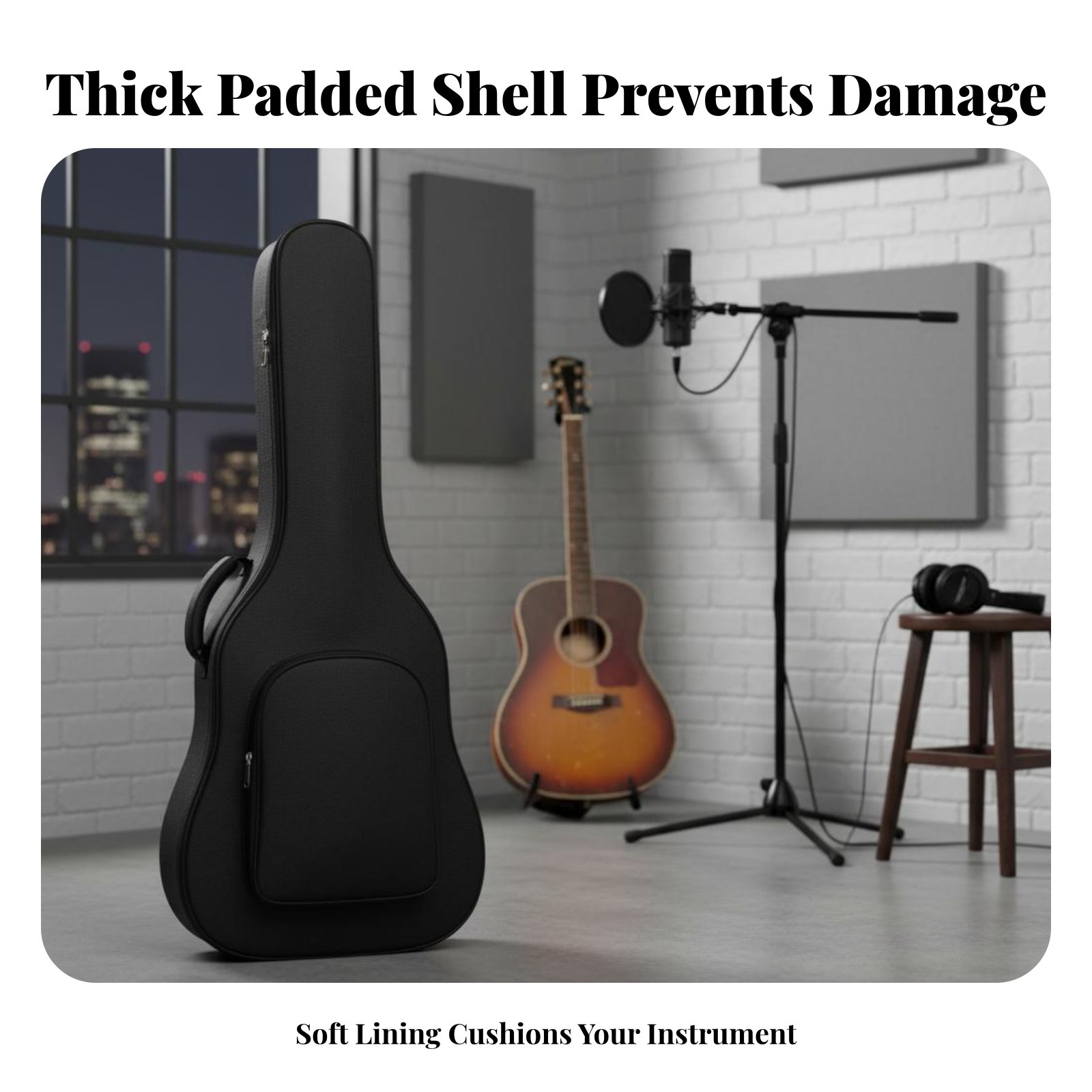 41 Inch Guitar Case Adjustable - Guitar Strap Padded recensie en prijs