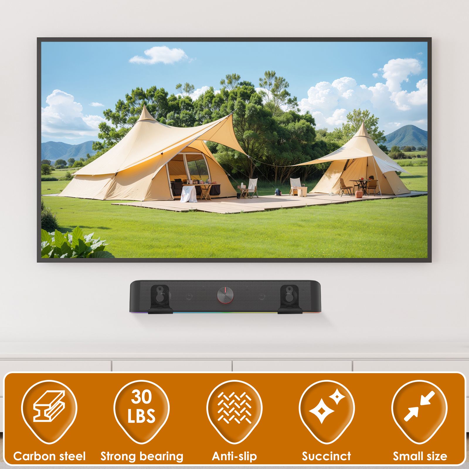 2Pcs Soundbar Speaker Stands W - Audio Music Live recensie en prijs