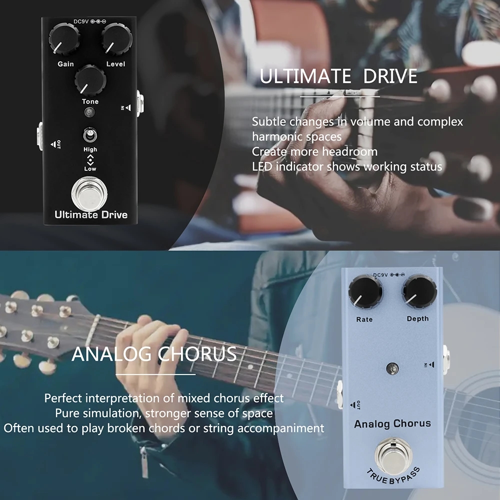 Electric Guitar Pedal Overdriv - Looper Pedal Guitar recensie en prijs