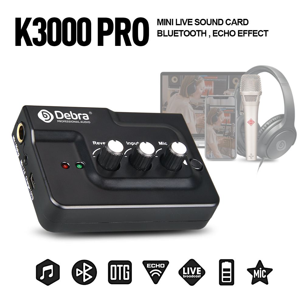 K3000 PRO Directed Sound Card  - Audio Music Recorder recensie en prijs