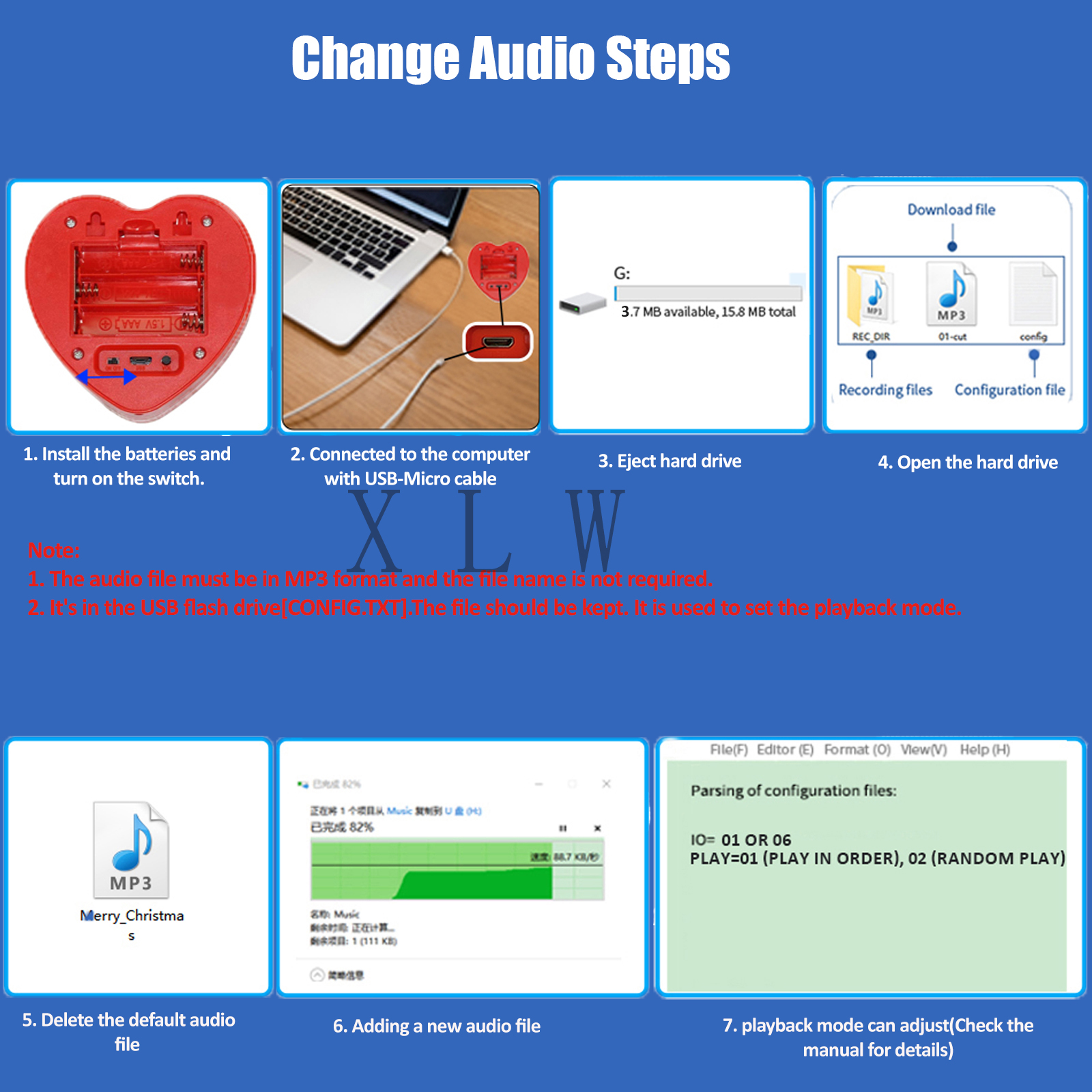 Voice Box for Xmas DIY Gifts B - Download Audio Music Player recensie en prijs