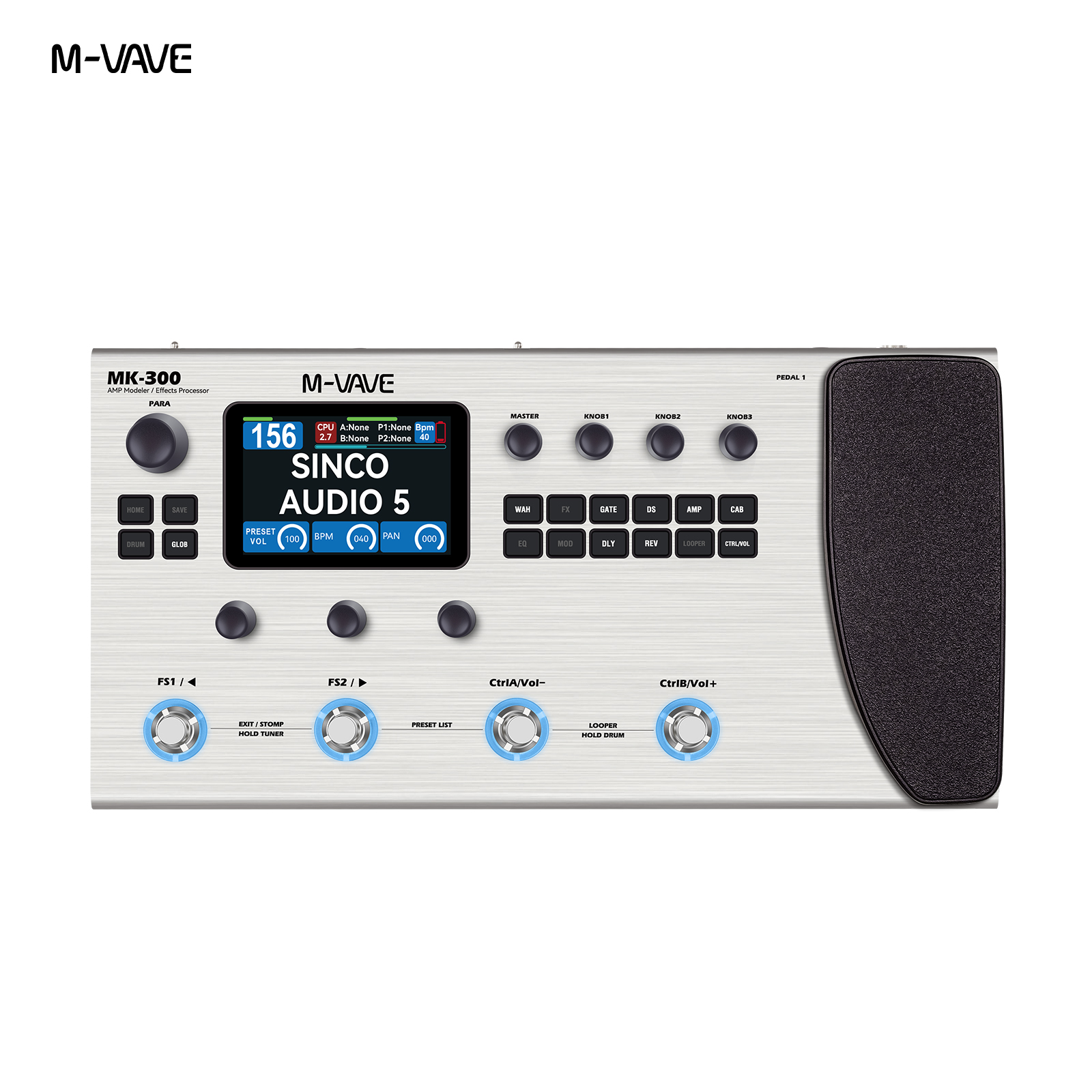 M-VAVE MK-300 Multi-Function G - Looper Pedal Guitar recensie en prijs