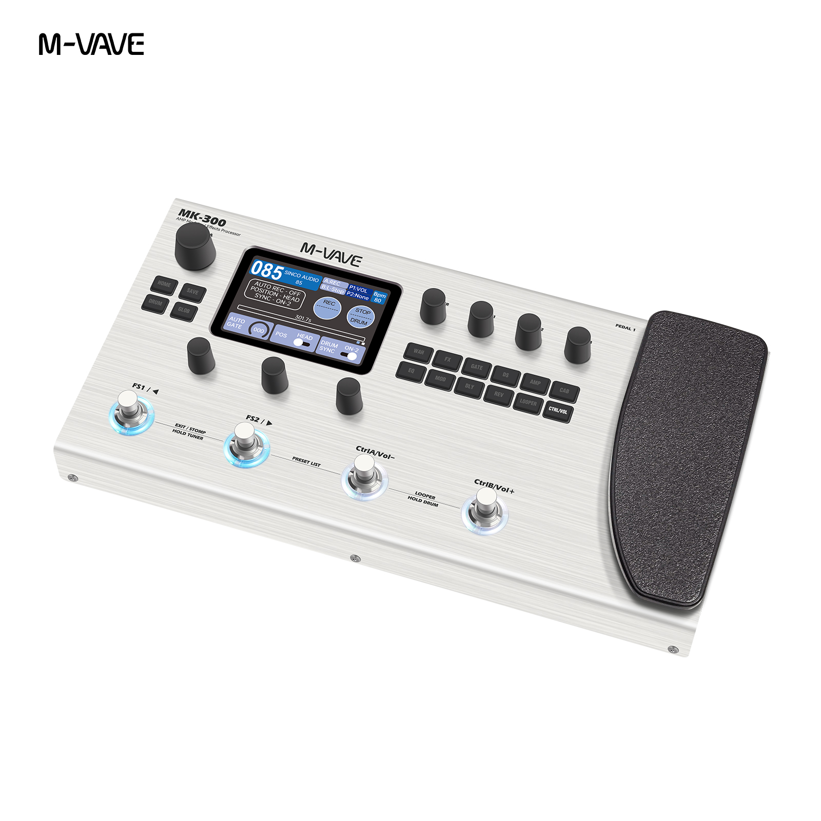 M-VAVE MK-300 Multi-Function G - Looper Pedal Guitar recensie en prijs