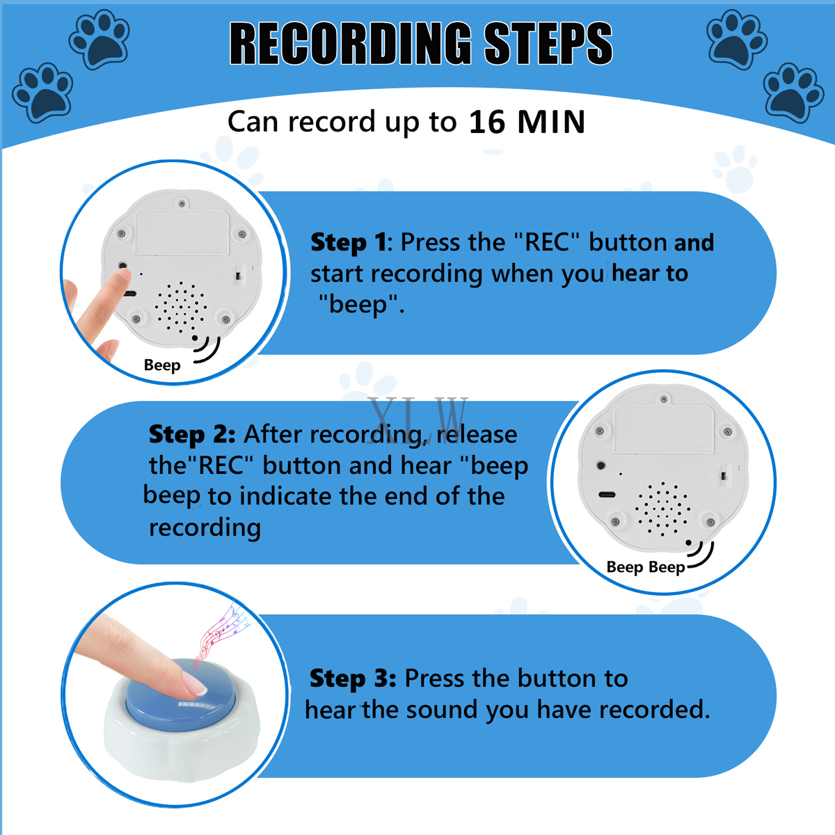Voice Recording Button,16MB US - Download Audio Music Player recensie en prijs